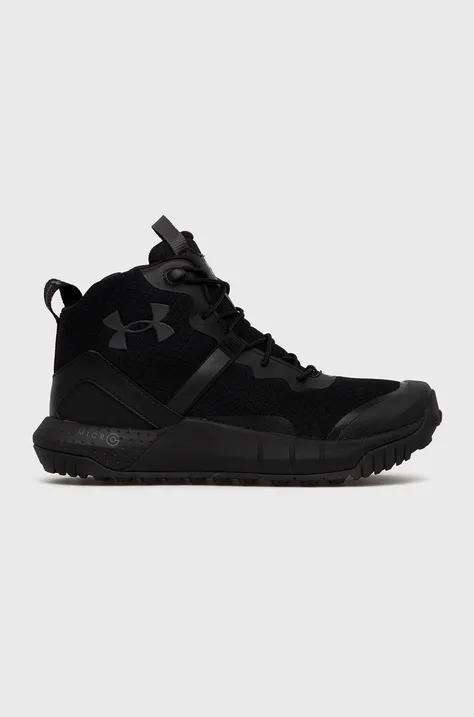 Cipele Under Armour UA Micro G Valsetz Zip Mid za muškarce, boja: crna