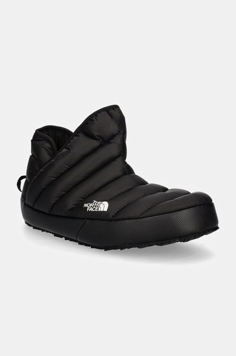 Papuče The North Face m thermoball traction bootie čierna farba