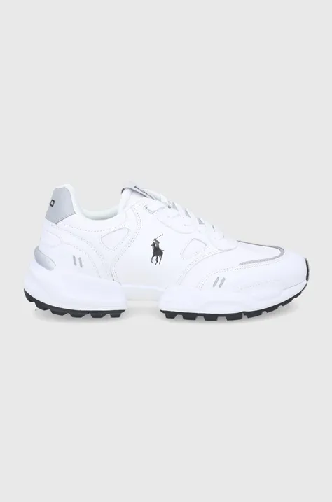 Παπούτσια Polo Ralph Lauren χρώμα: άσπρο