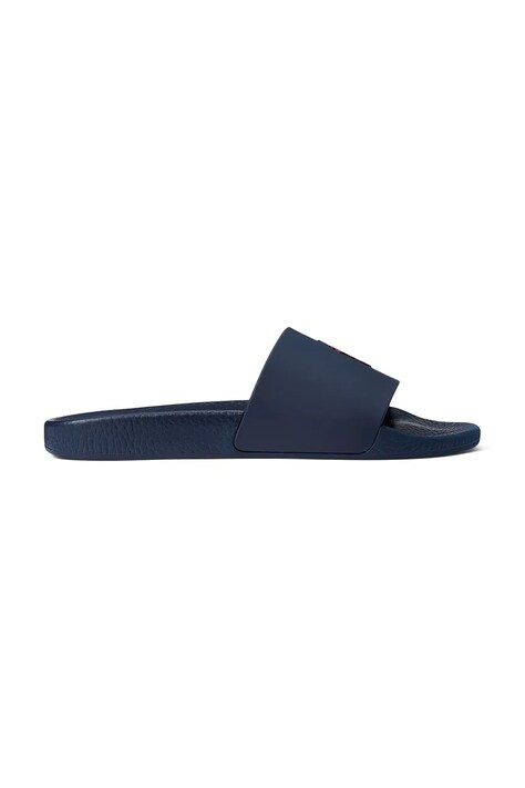 Шльопанці Polo Ralph Lauren Polo Slide колір синій 809852071002