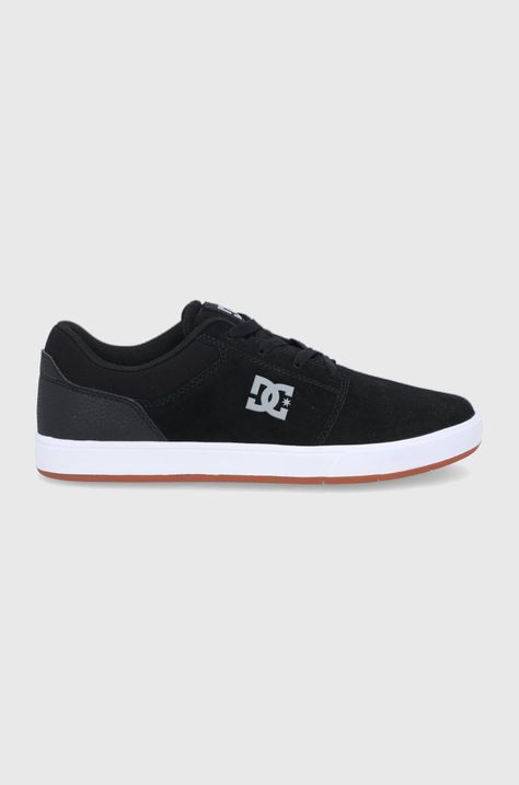 Σουέτ παπούτσια Dc χρώμα: μαύρο