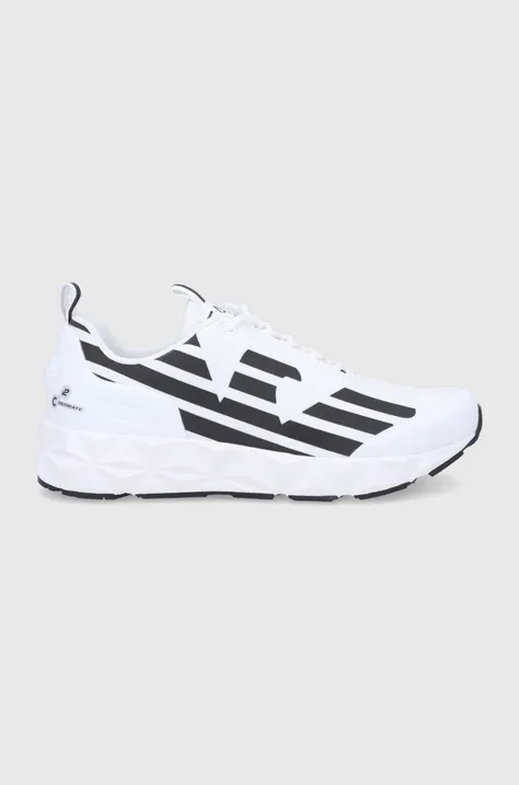 Παπούτσια EA7 Emporio Armani χρώμα: άσπρο
