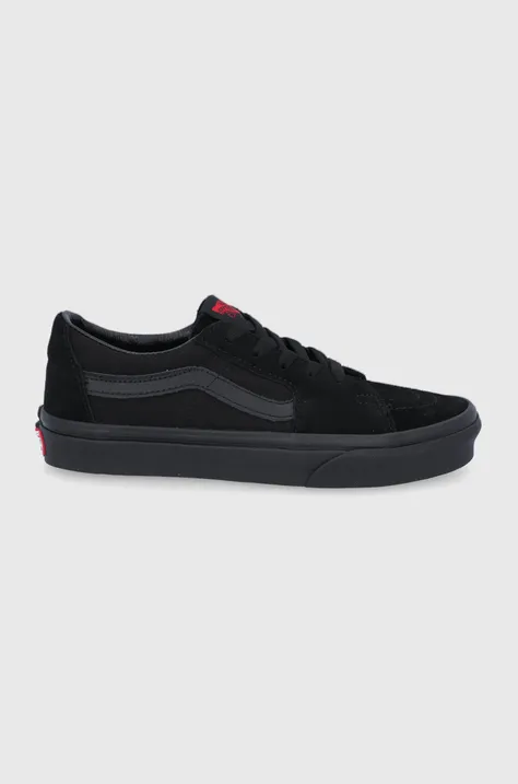 Πάνινα παπούτσια Vans SK8-Low χρώμα: μαύρο