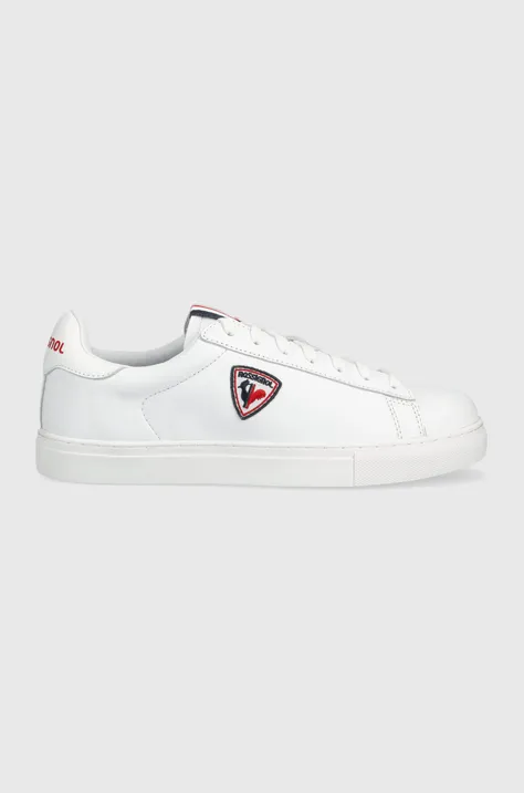 Rossignol sneakersy kolor biały na płaskim obcasie