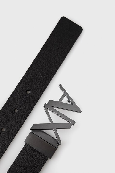 Armani Exchange ремінь чоловічий шкіряний — фото 2