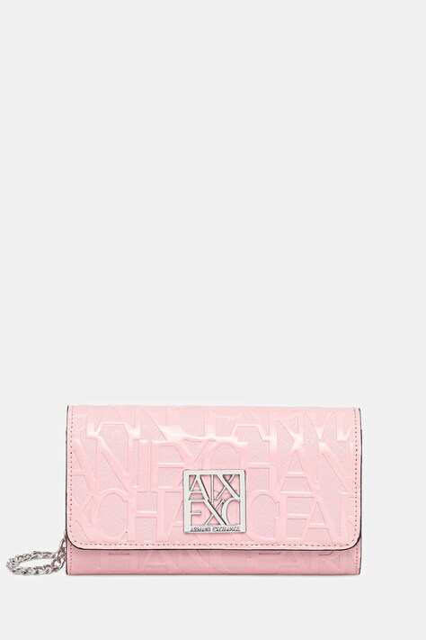 Armani Exchange portofel culoarea roz, 948481 CC794