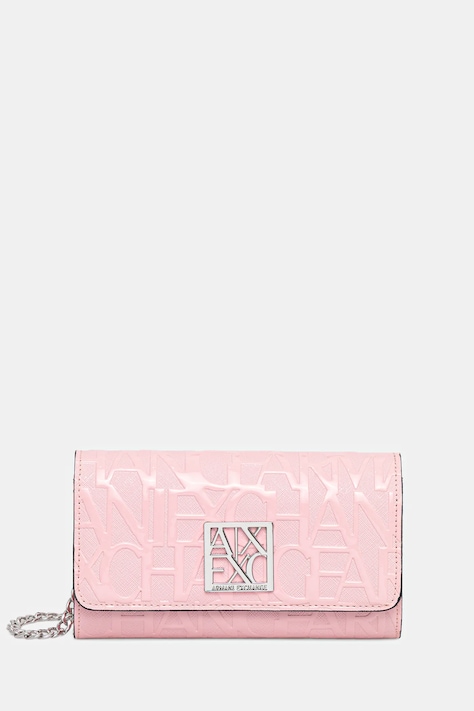 Armani Exchange Peněženka Armani Exchange dámská, růžová barva, 948481 CC794