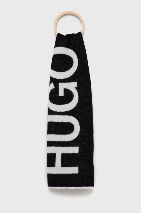 Вовняний шарф Hugo