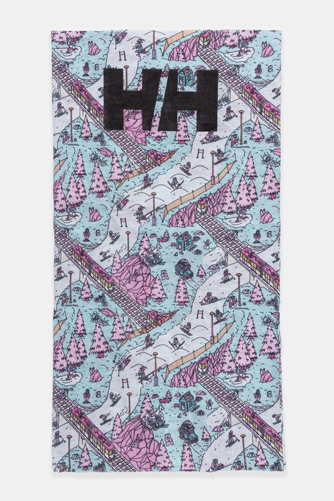 Helly Hansen komin kolor niebieski wzorzysty 67963