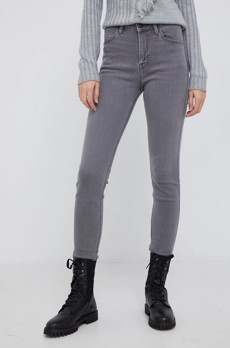 Lee jeansy Scarlett High Grey Holly damskie high waist