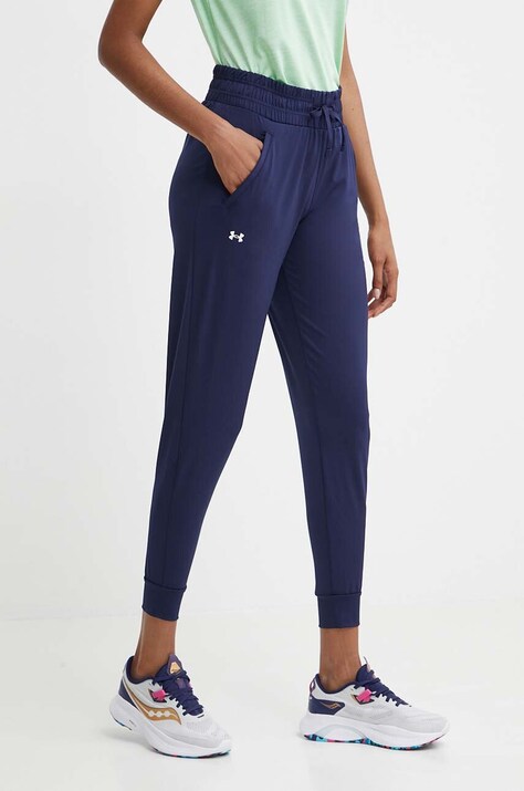 Under Armour pantaloni de antrenament NEW FABRIC HG Armour culoarea albastru marin, neted, 1369385