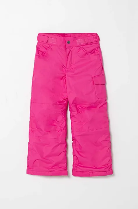 Detské nohavice Columbia fialová farba