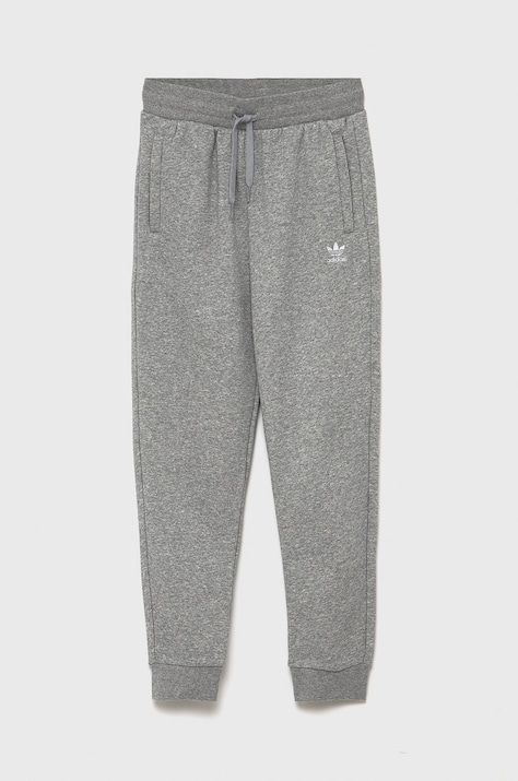 adidas Originals Spodnie dziecięce H32407 kolor szary gładkie
