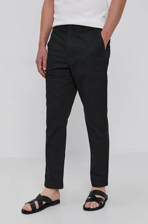 Παντελόνι Polo Ralph Lauren ανδρικό, χρώμα: μαύρο