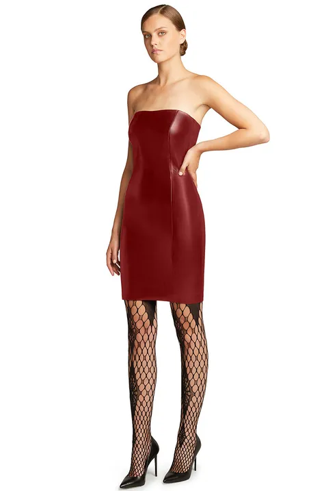 Платье Wolford Jo цвет бордовый mini облегающее