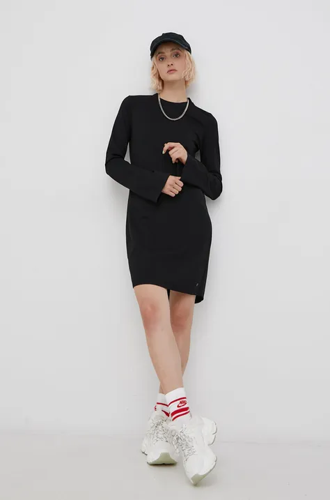 Сукня Superdry колір чорний mini облягаюча