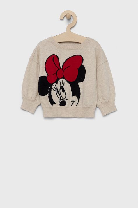 GAP bombažni pulover za otroke x Disney