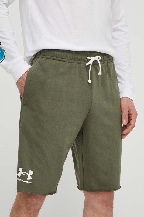 Under Armour rövidnadrág zöld, férfi