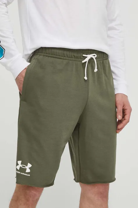 Kratke hlače Under Armour za muškarce, boja: zelena, 1361631