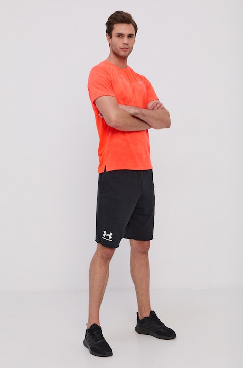 Σορτς Under Armour ανδρικό, χρώμα: μαύρο