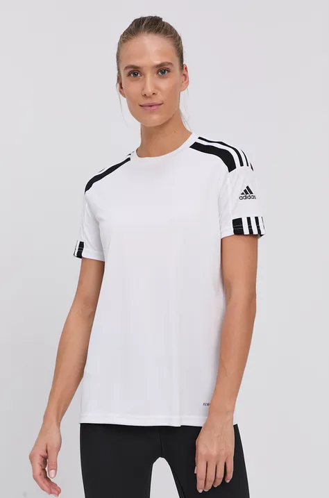 Majica kratkih rukava adidas Performance GN5753 za žene, boja: bijela