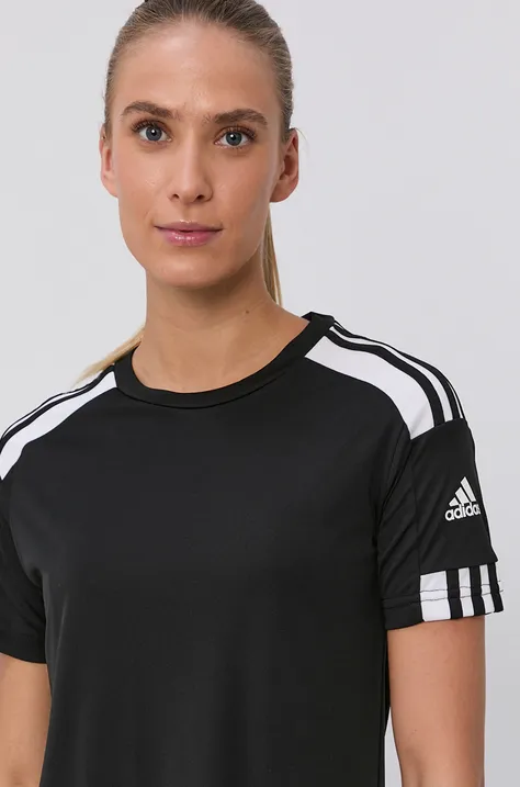 Μπλουζάκι adidas Performance γυναικείo, χρώμα: μαύρο