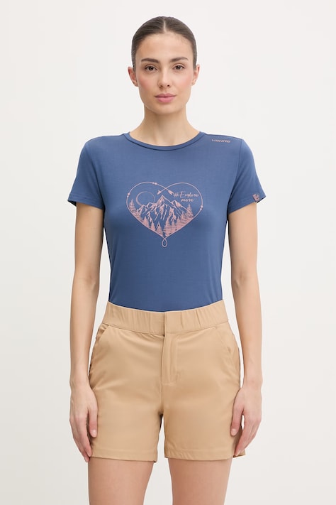 Viking T-shirt trekkingowy damski Lenta Bamboo granatowy 500/22/5540