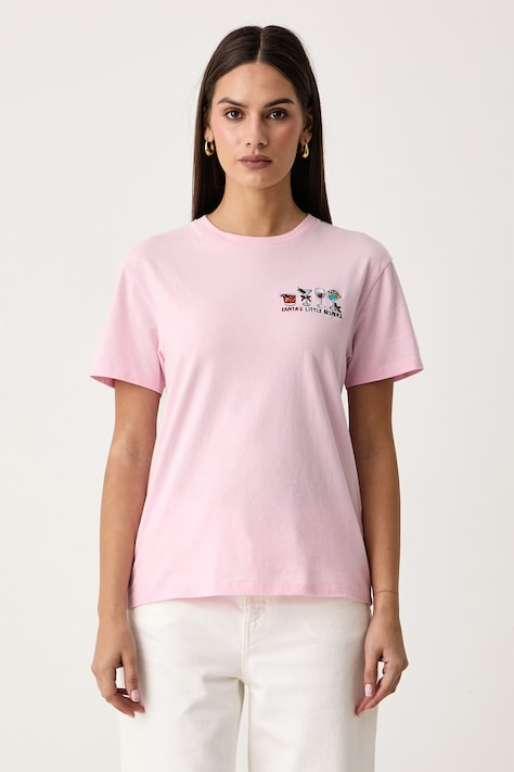 MC2 Saint Barth T-shirt damski bawełniany różowy EMI0002