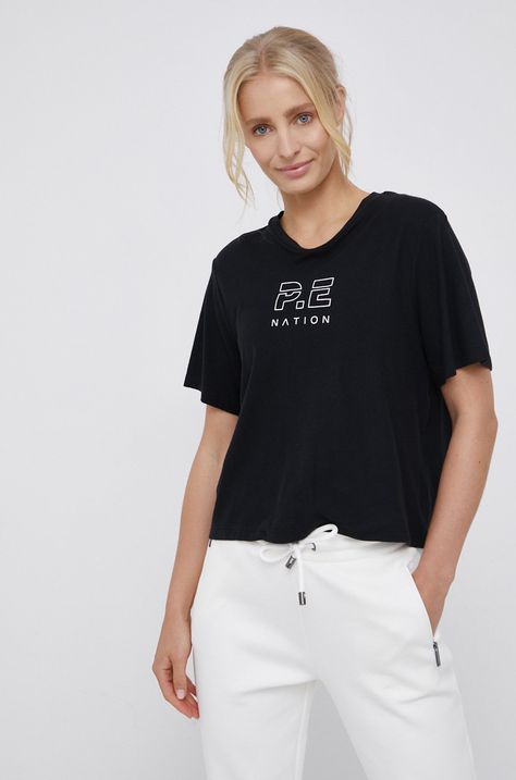 P.E Nation T-shirt bawełniany
