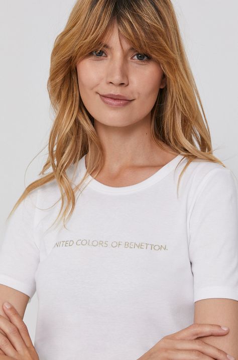 Bavlnené tričko United Colors of Benetton