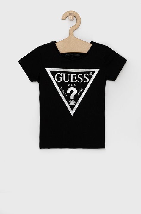 Детска памучна тениска Guess
