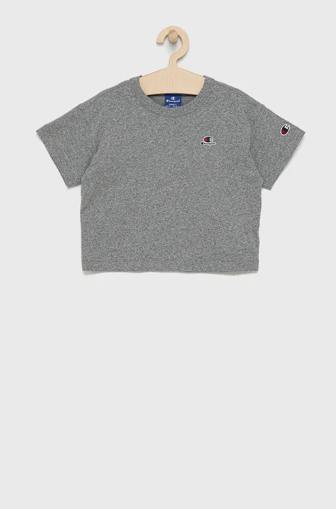 Детская хлопковая футболка Champion 404232 цвет серый