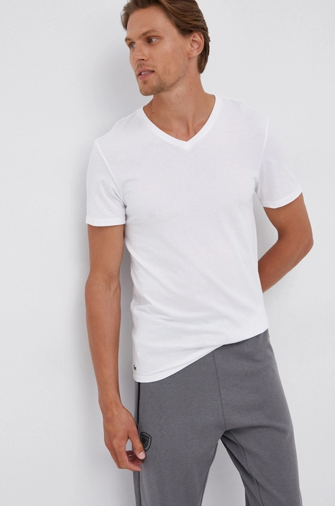 Lacoste cotton T-shirt white color