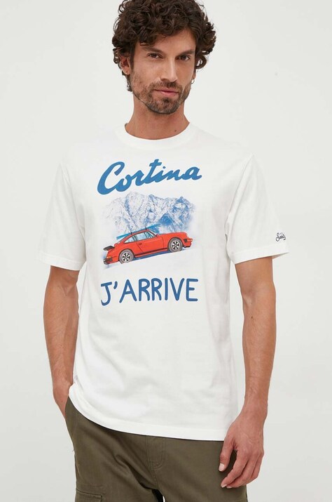 MC2 Saint Barth t-shirt bawełniany z nadrukiem