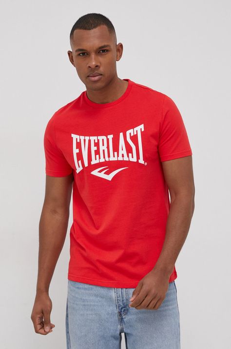 Хлопковая футболка Everlast