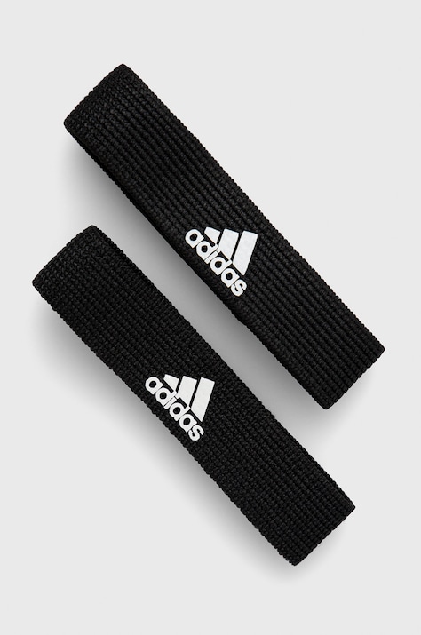 adidas Performance stopery do getrów piłkarskich 620656-BLK/WHT