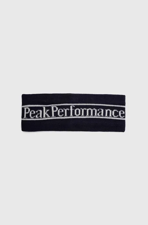 Naglavni trak Peak Performance Pow črna barva