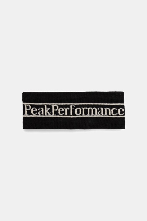 Naglavni trak Peak Performance Pow črna barva