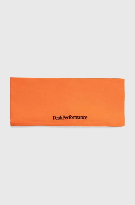 Пов'язка на голову Peak Performance Progress колір помаранчевий