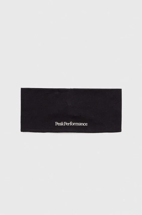 Peak Performance opaska na głowę Progress kolor czarny