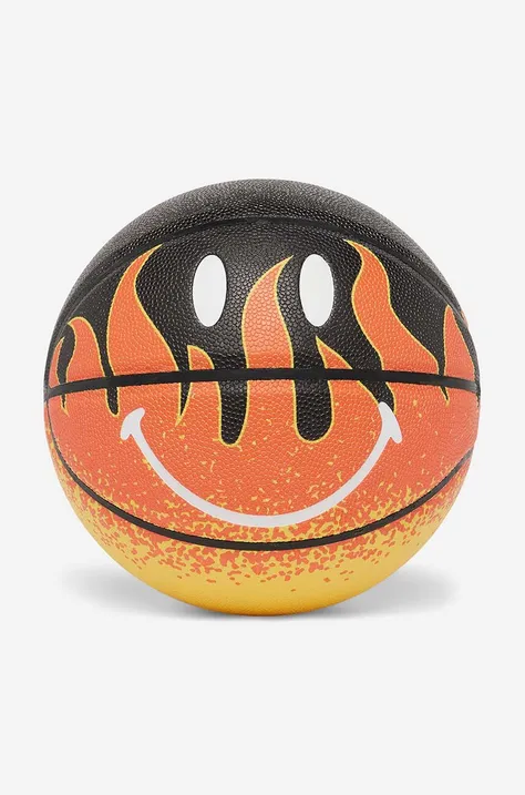 Market ball x Smiley Flame Basketball orange color