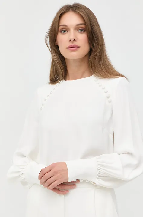 Bluza Ivy Oak za žene, boja: bijela, glatka