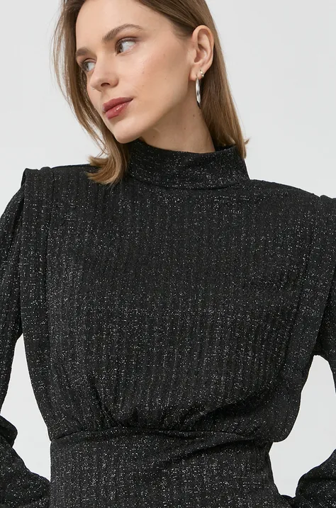 Блузка Morgan жіноча колір чорний візерунок