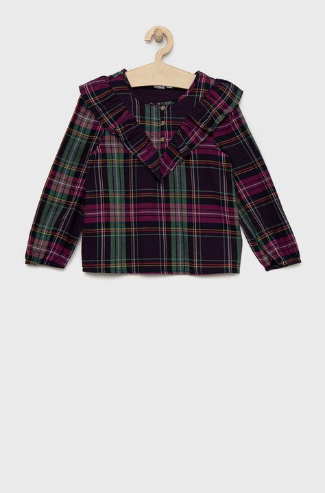 Детска памучна блуза GAP