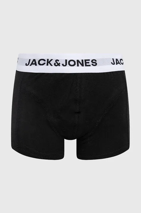 Jack & Jones μπόξερ παιδικό (3-pack) χρώμα: μαύρο