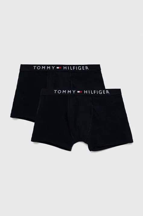 Otroške boksarice Tommy Hilfiger mornarsko modra barva
