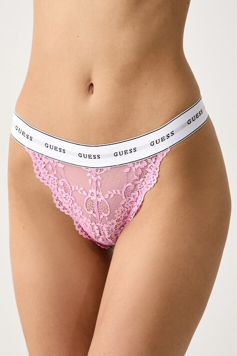 Guess Figi koronkowe BELLE różowe O97E01 KBBT0
