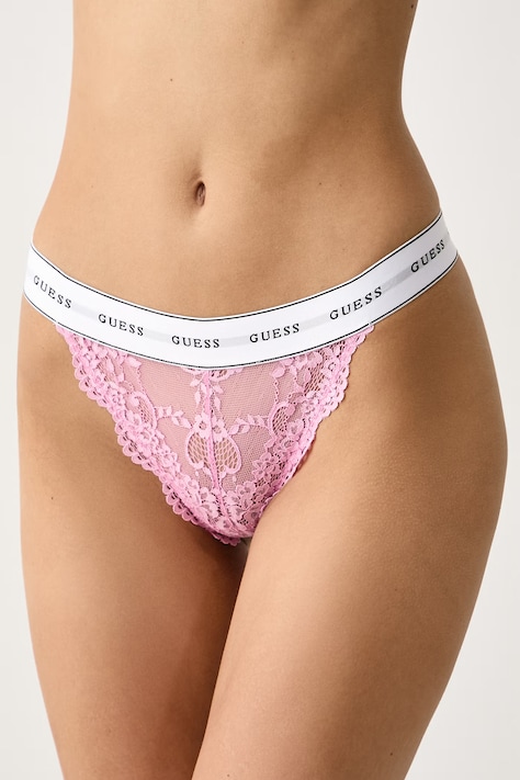 Guess Figi koronkowe BELLE różowe O97E01 KBBT0
