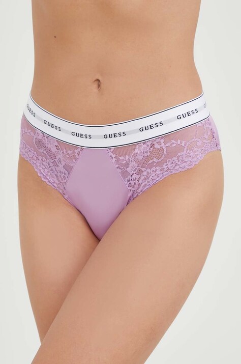 Труси Guess колір фіолетовий