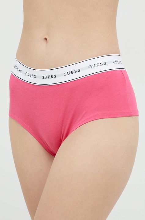 Σλιπ Guess χρώμα: ροζ